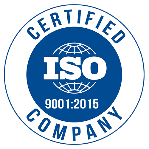 certified ISO 9001 company
